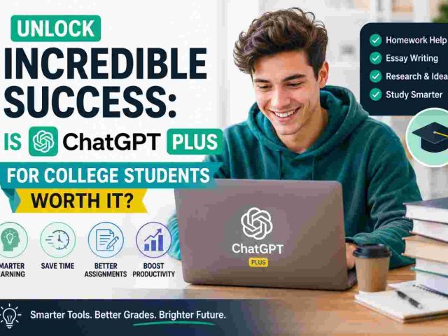 Unlock Incredible Success: Is ChatGPT Plus for College Students Worth It?