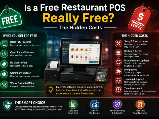 Is a Free Restaurant POS Really Free? The Hidden Costs