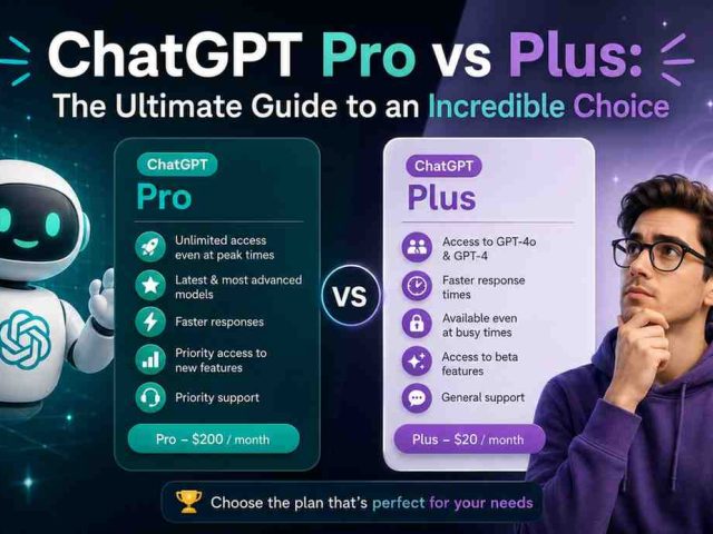 ChatGPT Pro vs Plus: The Ultimate Guide to an Incredible Choice