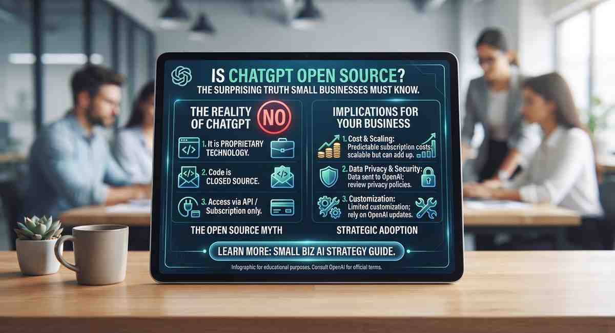 Is ChatGPT Open Source? The Surprising Truth Small Businesses Must Know