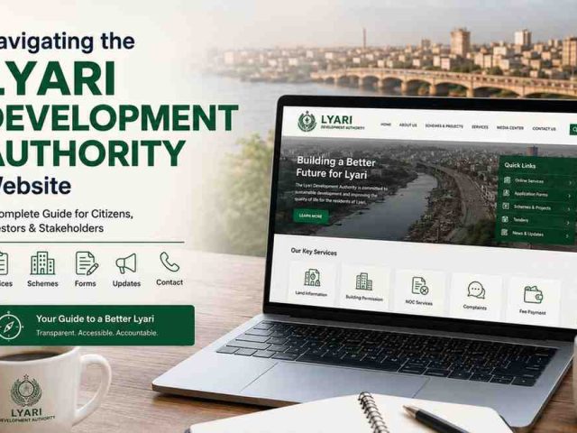 Navigating the Lyari Development Authority Website