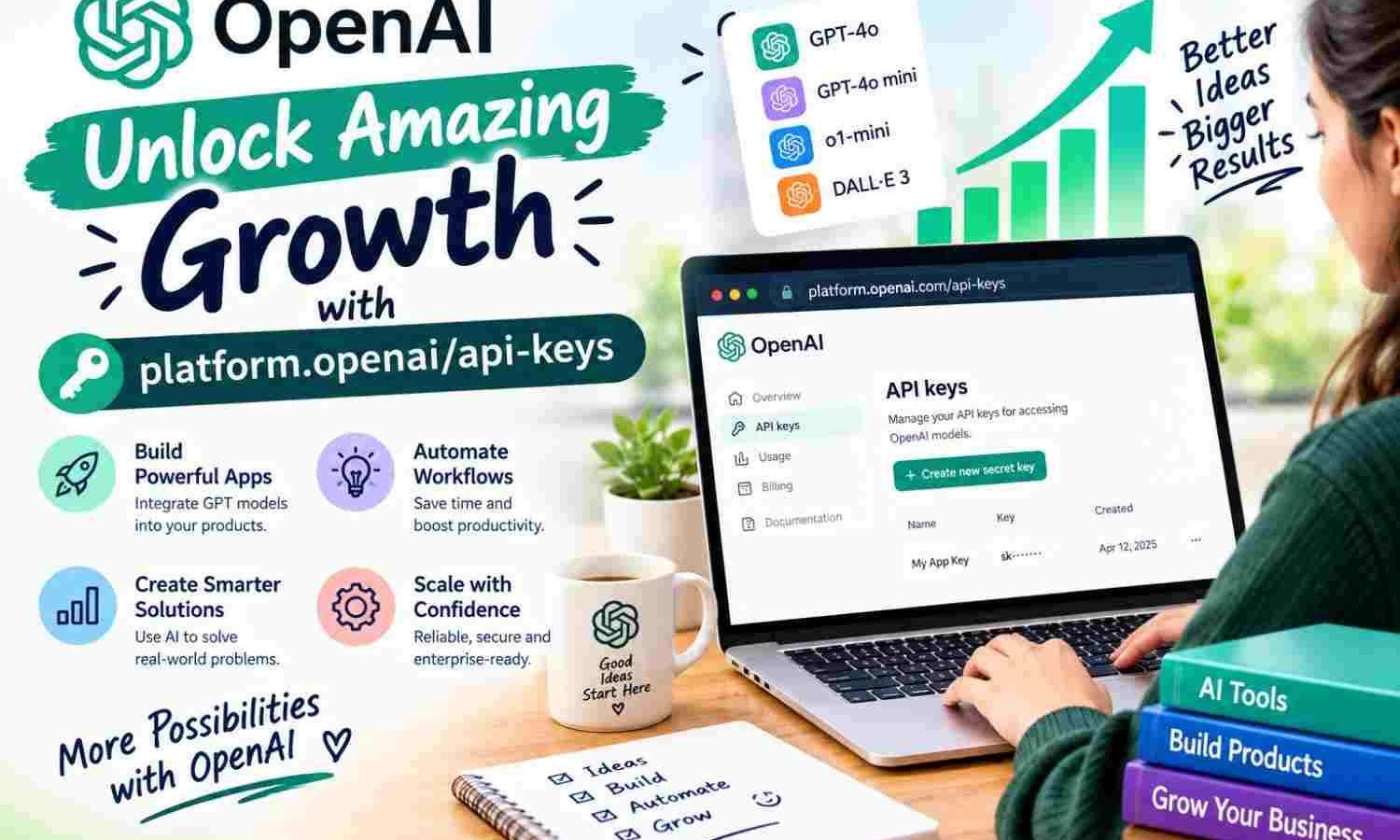 Unlock Amazing Growth with platform.openai/api-keys