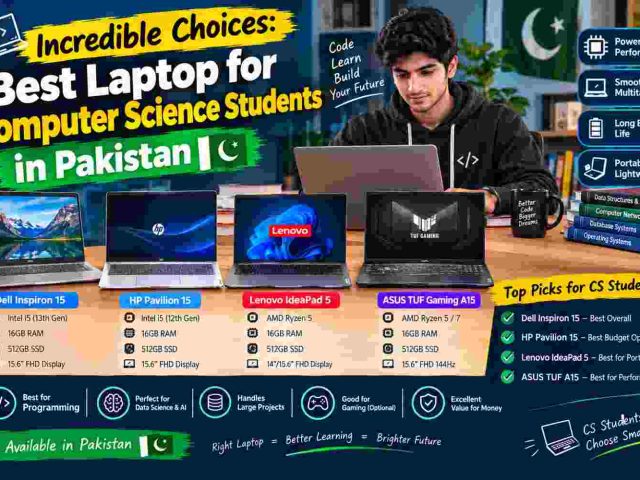 Incredible Choices: Best Laptop for Computer Science Students in Pakistan