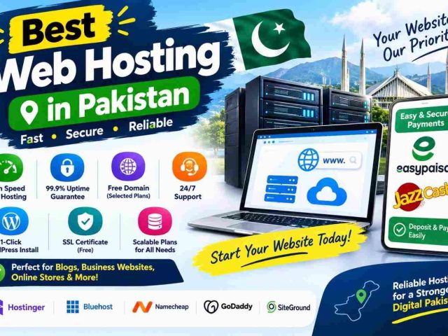 Amazing Best Web Hosting in Pakistan with EasyPaisa JazzCash Payment