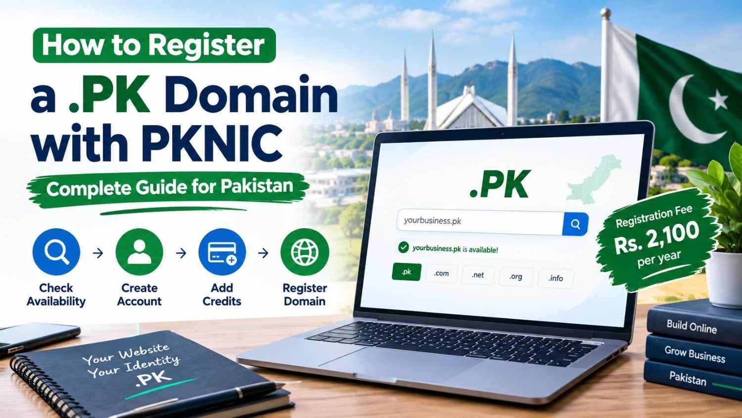 How to Register PK Domain Name with PKNIC in Pakistan: Step-by-Step