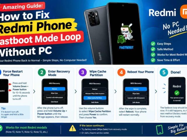 Amazing Guide: How to Fix Redmi Phone Fastboot Mode Loop Without PC