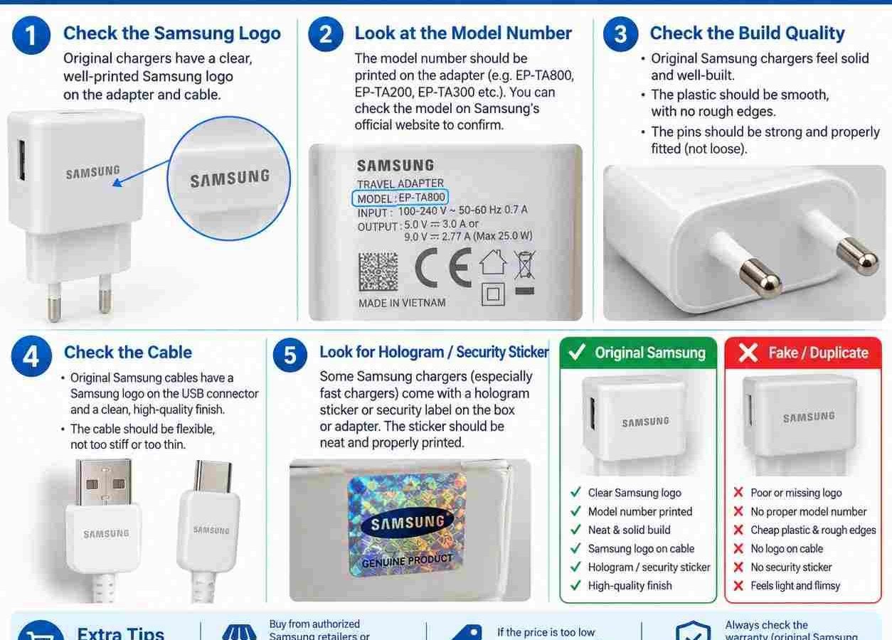 Amazing Guide: How to Check Original Samsung Charger in Pakistan