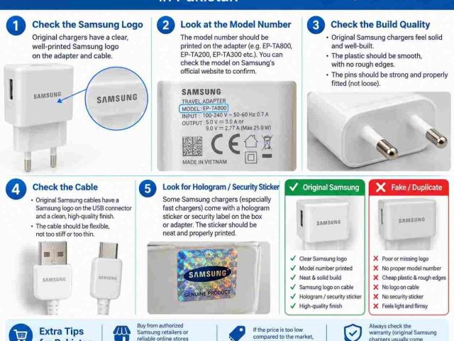 Amazing Guide: How to Check Original Samsung Charger in Pakistan