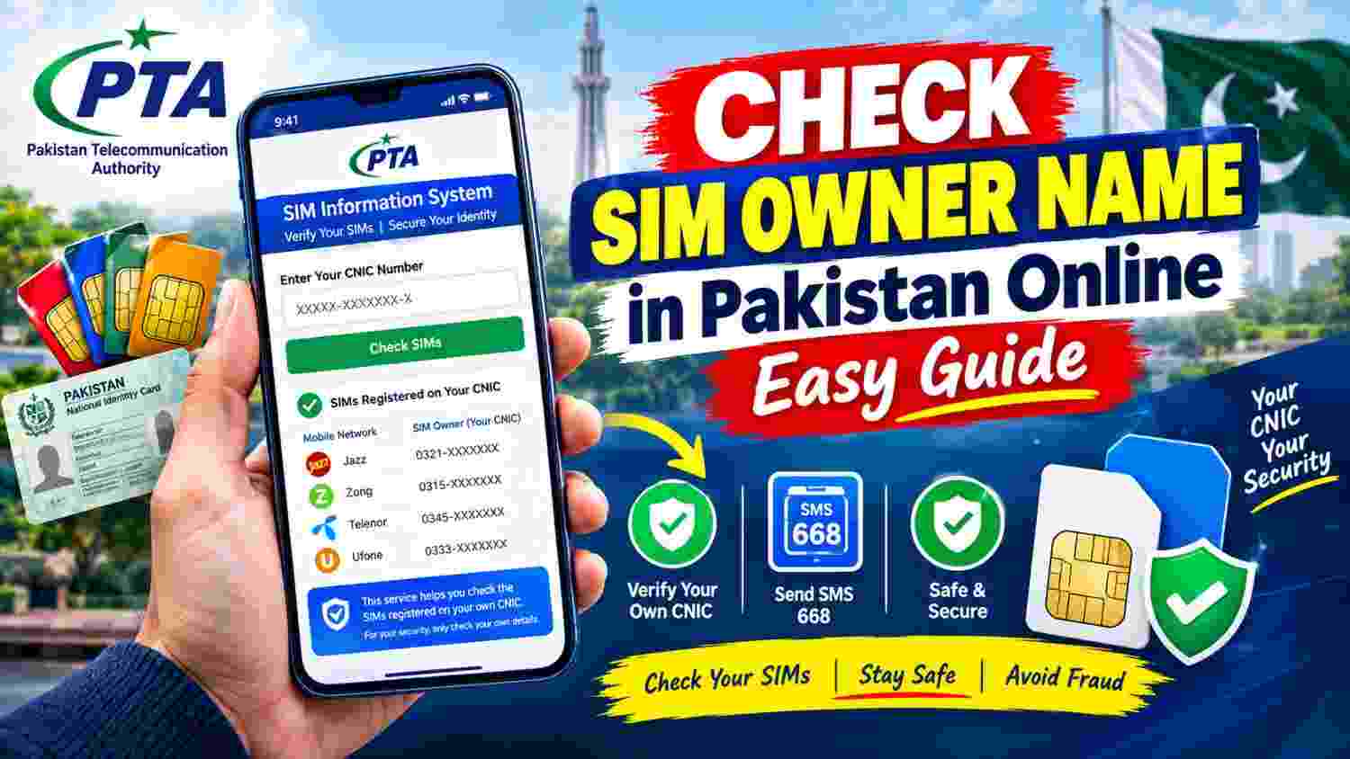 How to Check SIM Owner Name in Pakistan Online: Easy Guide
