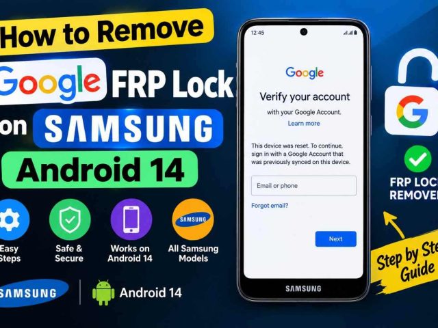 Amazing Solutions: How to Remove Google FRP Lock on Samsung Android 14