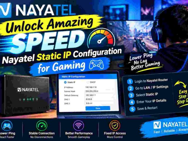 Unlock Amazing Speed: Nayatel Static IP Configuration for Gaming