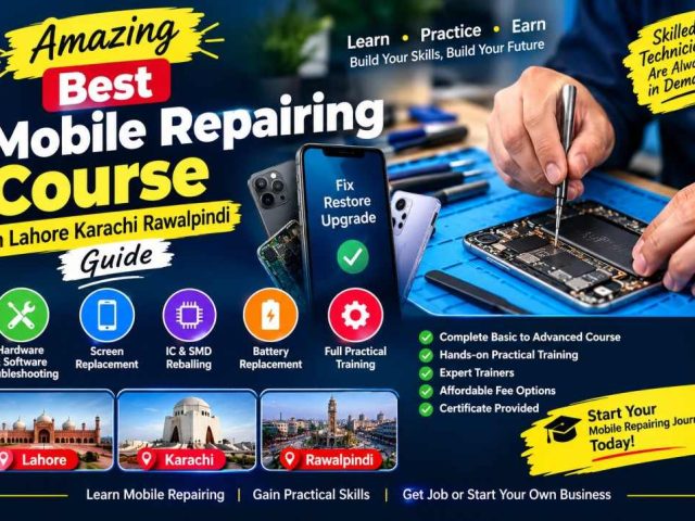 Amazing Best Mobile Repairing Course in Lahore Karachi Rawalpindi Guide
